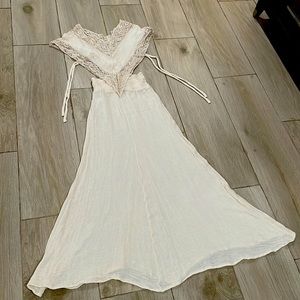 Jens pirate booty gauze dress (off white)